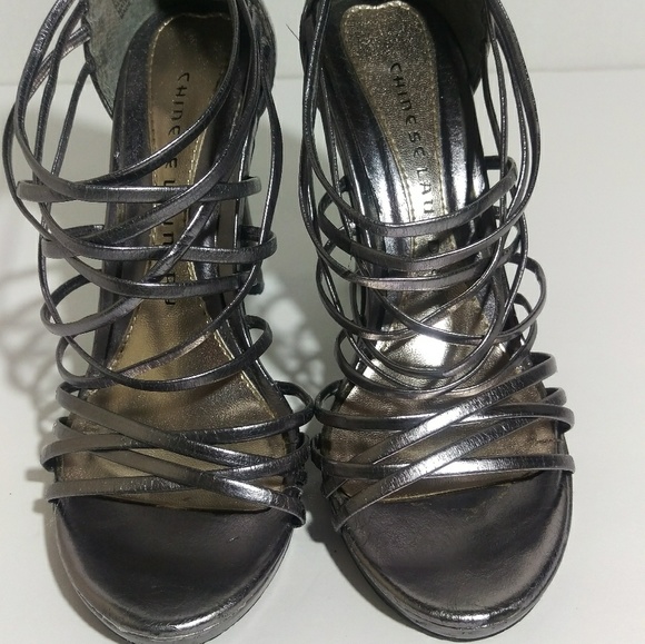 Chinese Laundry Shoes - Chinese Laundry Pewter /Gray Strappy Sandals